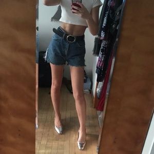 Vintage Levi orange tab shorts